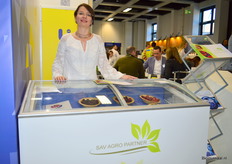 Iryna Kukhtina teelt van biologische aardbeien